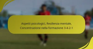 Aspetti psicologici, Resilienza mentale, Concentrazione nella formazione 3-4-2-1